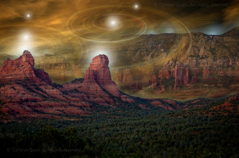 "Whirled Away" Limited Edition Archival Print on Aluminum