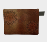 Mandala Copper Zipper Pouch