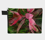 Pink Ti Plant Zipper Pouch