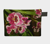 Wild Pink Flower Zipper Pouch