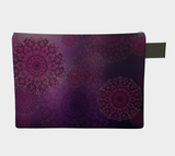 Mandala Purple Zipper Pouch