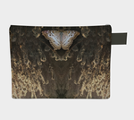 Butterfly Brown Zipper Pouch