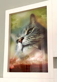 Set of Animal Art Cards in Multi-Image-Frame