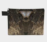 Butterfly Brown Zipper Pouch