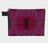 Infinite Love Pink Zipper Pouch