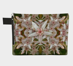 White Flowers Zipper Pouch