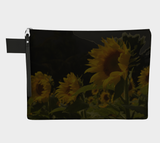 Sunflowers at Night Zipper Pouch